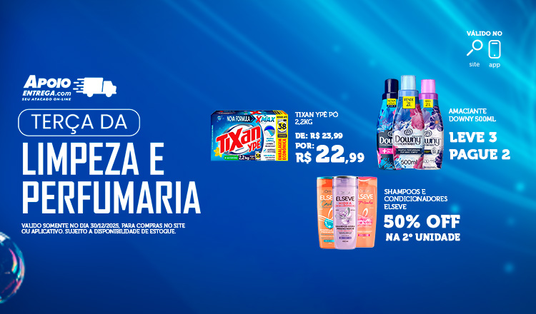 Terça da Perfumaria e Limpeza